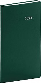 Diář 2023: Balacron - zelený, kapesní, 9 × 15,5 cm