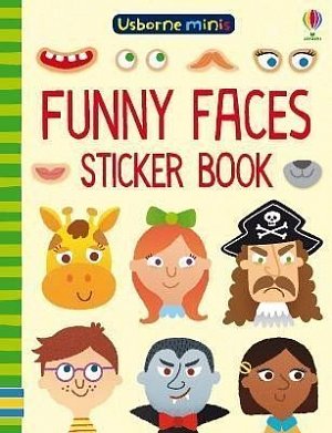 Usborne Minis: Funny Faces Sticker Book