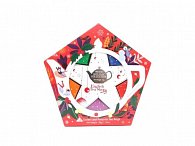 English Tea Shop Čaj Červenostříbrná vánoční hvězda kolekce bio, 32 g, 16 ks