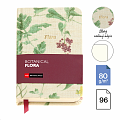 Miquelrius poznámkový zápisník - Botanical Flora, A6, 80 g, karton + textil, 80 listů, čistý, Mediterranean