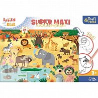 Trefl Puzzle Treflíci v ZOO super maxi 24 dílků - oboustranné