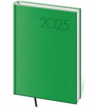 Diář 2025 Print Pop denní A5 světle zelená