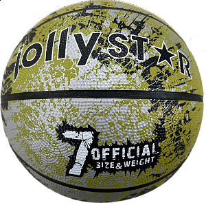 Míč basketbalový JollyStar zelený