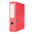 Office Products pákový pořadač Basic, A4/75 mm, PP, kovová lišta, červený