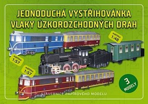 Vlaky úzkorozchodných drah - Jednoduchá vystřihovánka, 3.  vydání