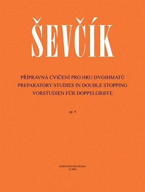 Přípravná cvičení pro hru dvojhmatů op. 9