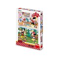 Minnie pracuje: puzzle 2x77 dílků