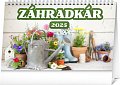 NOTIQUE Stolový kalendár Záhradkár 2025, 23,1 x 14,5 cm