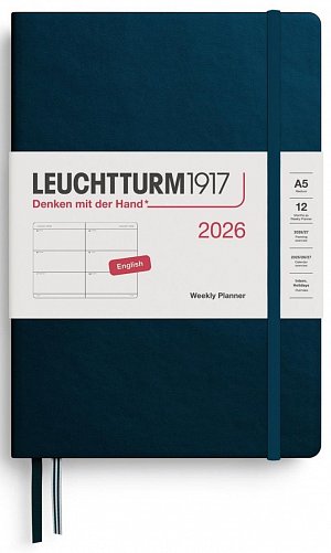 Weekly Planner 2026 Medium (A5) Deep Sea