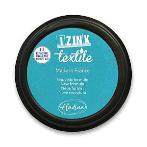 Razítkovací polštářek na textil IZINK textile - tyrkysový