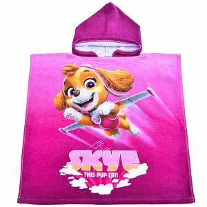 Dětské pončo Tlapková Patrola Pilotka Skye