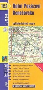 1: 70T(123)-Dolní Posázaví, Benešovsko (cykloturistická mapa)