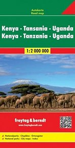 AK 2104 Keňa Tanzanie Uganda Rwanda 1:2 000 000 / automapa