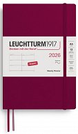 Weekly Planner 2026 Medium (A5) Port Red