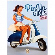 Kalendář nástěnný 2016 - Pin-Up Girls - Fiona Stephenson, 48 x 64 cm