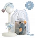 Llorens M26-313 obleček pro panenku miminko NEW BORN velikosti 26 cm s doplňky