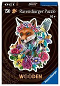 Puzzle Barevná liška 150 dílků (dřevěné)