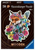 Puzzle Barevná liška 150 dílků (dřevěné)