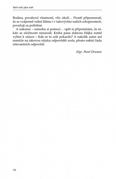 Náhled Není vrah jako vrah