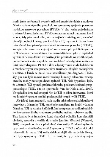 Náhled Jóga v terapii - Trauma-sensitivní jóga jako pomocník při léčbě traumatu