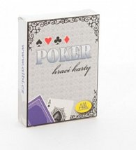 Poker - karty modré