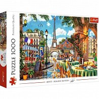 Trefl Puzzle Dominic Davison - Ráno v Paříži / 1000 dílků