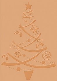 Embosovací kapsa - Vánočný stromek 10 x 14 cm