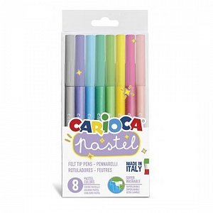 CARIOCA pastelové fixy 8 ks