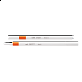 UNI EMOTT liner, 0,4 mm, oranžový