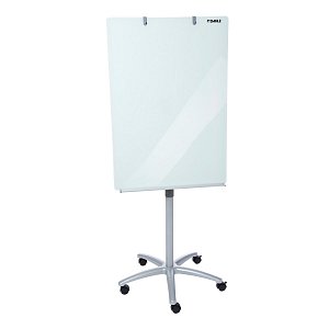 Dahle flipchart mobilní, skleněný, magnetický, se dvěma rameny