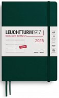 Weekly Planner 2026 Medium (A5) Forest Green