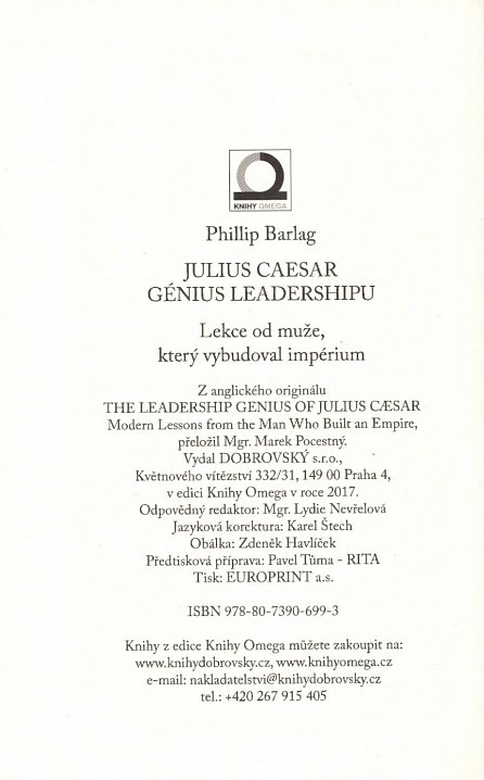 Náhled Julius Caesar - Génius leadershipu