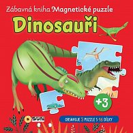 Zábavná magnetická kniha Dinosauři - čti a skládej