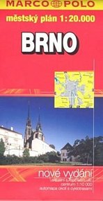 Brno 1:20T městský plán MP