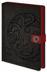 Zápisník Premium Game of Thrones - Targaryen A5