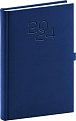 Diář 2024: Vivella Classic - modrý, denní, 15 × 21 cm