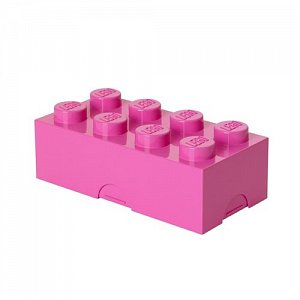 Svačinový box LEGO - růžový