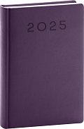 Diář 2025: Aprint Neo - fialový, denní, 13 × 18 cm