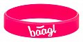 BAAGL Svítící náramek Logo růžový