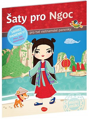 Šaty pro Ngoc - 300 samolepek pro tvé vietnamské panenky