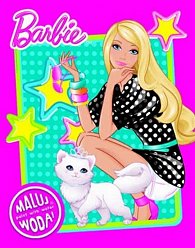 Barbie - Vodové omalovánky A4