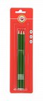 Koh-i-noor tužka grafitová šestihranná č.3 /zelená set 3 ks
