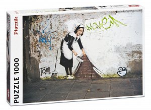 Puzzle Banksy - Maid / 1000 dílků