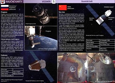 Náhled Kosmické lodě - Naučné karty