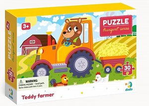 Dodo Puzzle Profese Farmář Teddy 30 dílků