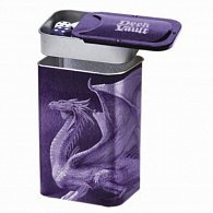Art: Ciruelo, Purple Dragon - kovová krabička na karty