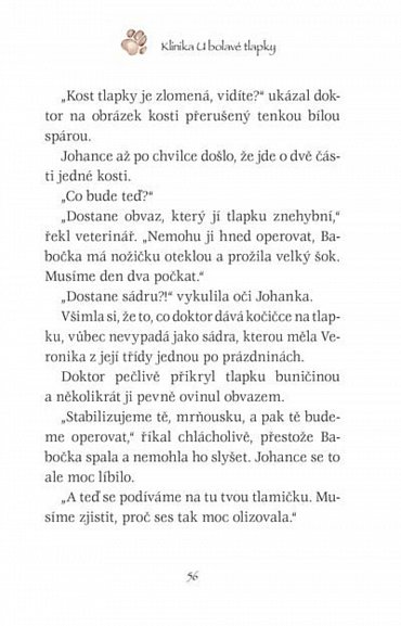 Náhled Babočka, která neumí létat - Klinika U bolavé tlapky