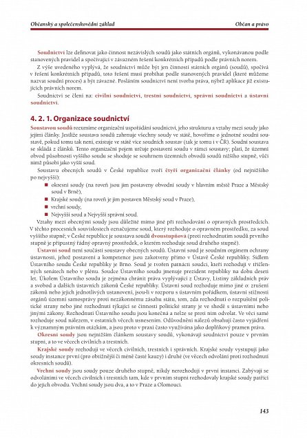Náhled Občanský a společenskovědní základ - Přehled středoškolského učiva, 2.  vydání