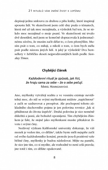 Náhled 21 rituálů vám změní život k lepšímu