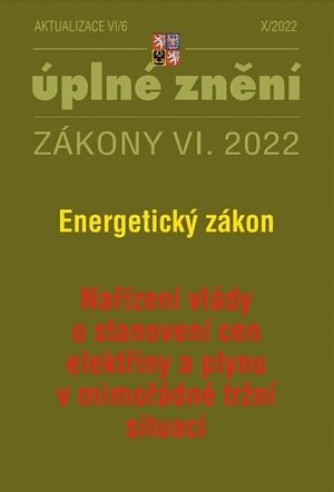 Aktualizace VI/6 2022 Energetický zákon